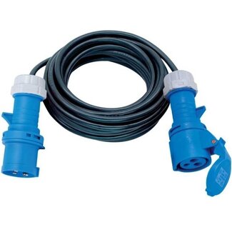 Brennenstuhl Camping Stromkabel CEE 3-polig (m) - CEE 3-polig (w) - 3x1,5mm² - 10m schwarz