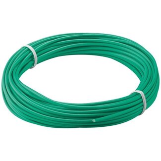 Goobay 10m grüner 1x0,14mm isolierter Kupferdraht für Hobbyzwecke