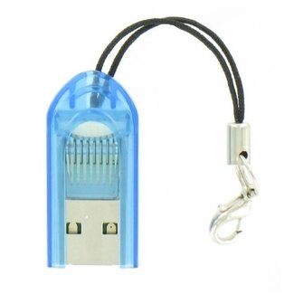 Dolphix USB-Kartenleser Schlüsselanhänger mit USB-A und Micro SD Slot - USB 2.0