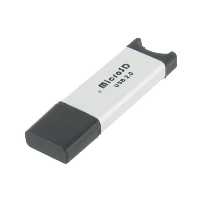 USB-Kartenleser mit USB-A Anschluss und 1 Steckplatz - für Micro SD - USB 2.0