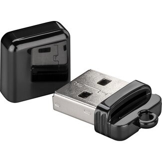 Goobay Goobay USB-Kartenleser mit USB-A Anschluss und 1 Steckplatz – für Micro SD/TF – USB 2.0