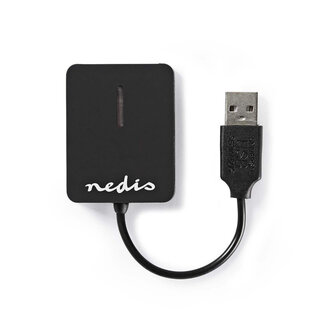 Nedis Nedis USB-Kartenleser mit USB-A und 5 Steckplätzen für (Micro/Mini) SD/M2/Memory Stick - USB 2.0