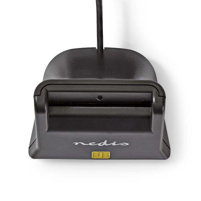 Nedis USB Smartcard Desktop-Kartenleser mit USB-A - USB 2.0 (Windows, Mac OS, Linux)