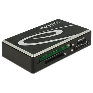 DeLOCK DeLOCK USB-Kartenleser Multi-Port mit USB-A Anschluss und 4 Kartenfächern (u.a. SD 3.0/UHS-I & SD4.0/UHS-II) - USB 3.0
