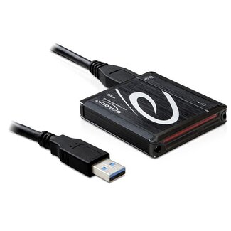 DeLOCK DeLOCK USB-Kartenleser All-in-One mit USB-A Anschluss und 5 Kartenschächten (u.a. SD 3.0/UHS-I) - USB 3.0