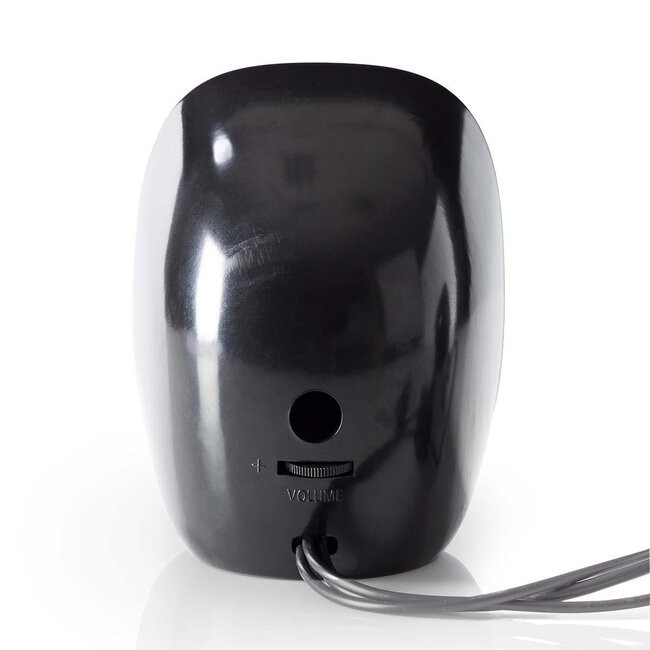 Nedis 2.0 PC-Lautsprecherset 12W Schwarz/Silber