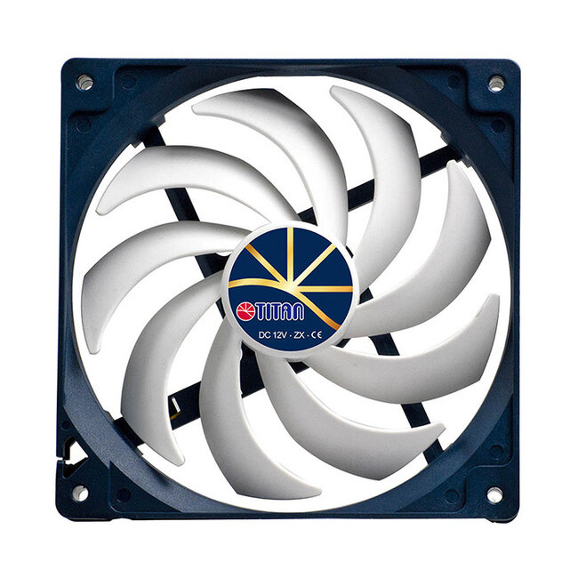 Titan Extreme Silent PC-Gehäuselüfter 140x140x25 mm mit Z-Achsen-Lager und PWM