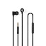 Nedis Premium Stereo In-Ear Kopfhörer mit Mikrofon / Schwarz - 1,2 m