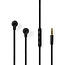 Nedis Premium Stereo In-Ear Kopfhörer mit Mikrofon / Schwarz - 1,2 m
