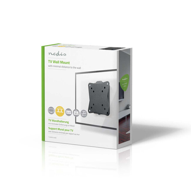 Nedis Wandhalterung für Bildschirme bis 27 Zoll / fest
