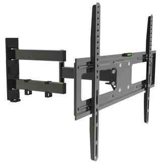 My Wall My Wall Full-Motion Wandhalterung für Bildschirme bis 70 Zoll, 3 Drehpunkte, Schwarz
