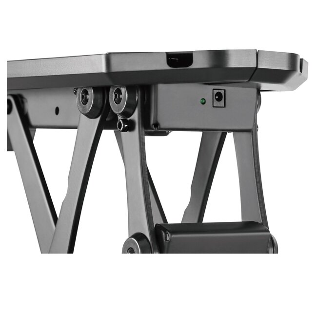 My Wall Deckenhalterung klappbar motorisiert für Bildschirme bis 55 Zoll, schwarz, mit Fernbedienung