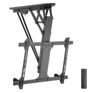 My Wall My Wall Deckenhalterung klappbar für Bildschirme bis 70 Zoll mit Motor und Fernbedienung, schwarz