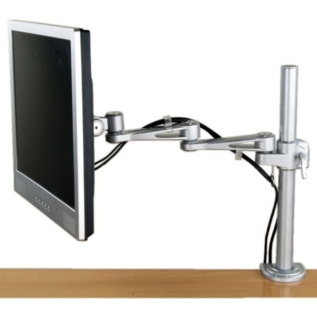 Value Monitorhalterung bis 32 Zoll / Full Motion / Silber