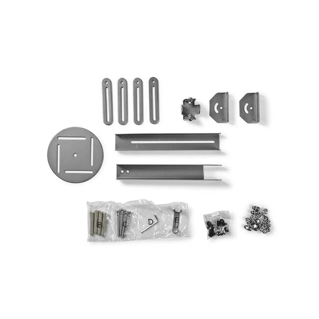 Nedis ausziehbare Wandhalterung für Projektoren (31-50 cm) - Silber