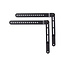 Nedis Premium Soundbar-Halterung / Schwarz