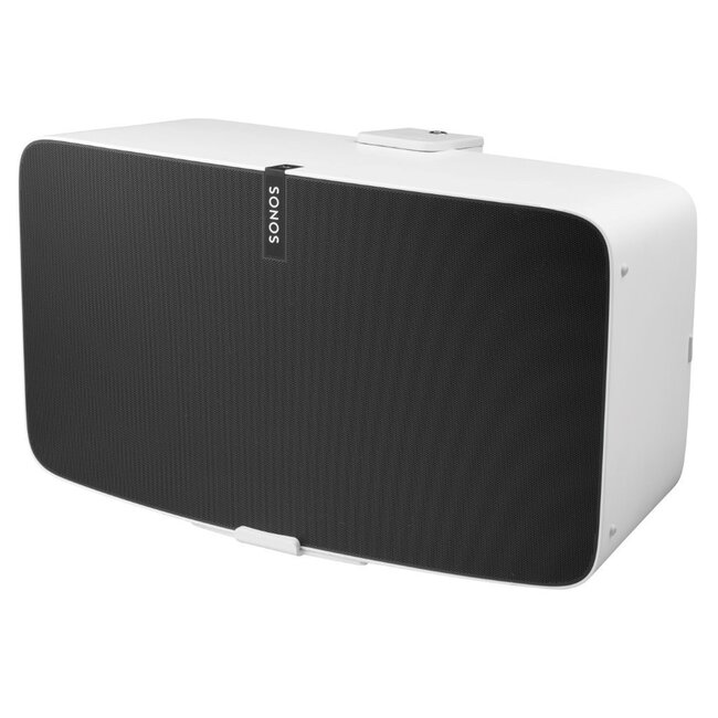Cavus Premium Wandhalterung für Sonos PLAY:5 und Sonos FIVE – horizontale Montage, Weiß
