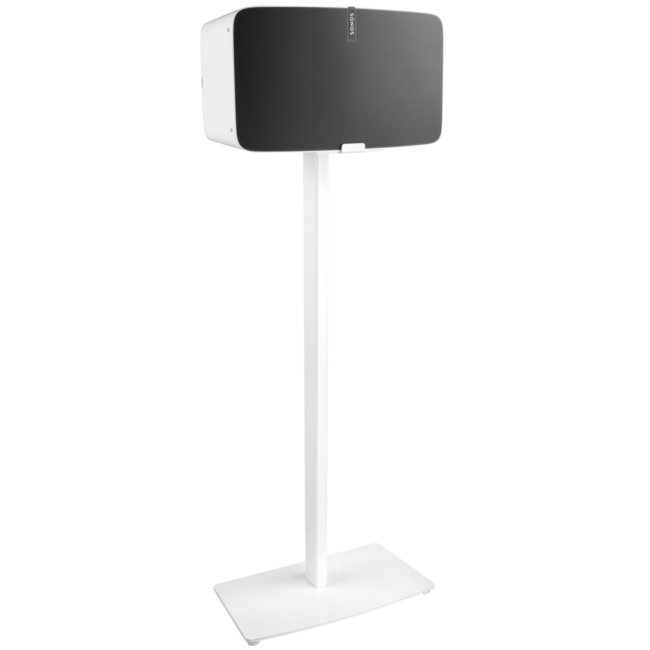 Cavus Premium Stativ für Sonos PLAY:5 und Sonos FIVE - horizontale Montage / Weiß