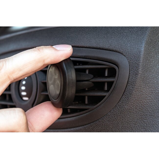 Goobay Auto-Luftauslasshalterung mit Magnet für Smartphones, Schwarz