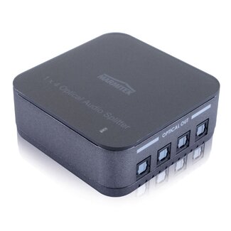 Marmitek Marmitek Split TS14 Digitaler Optischer Toslink Audio-Splitter 1 Eingang - 4 Ausgänge