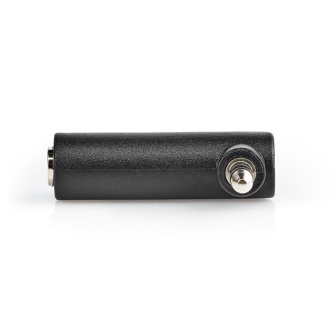 3,5mm Stereo Winkelklinkenadapter / Schwarz