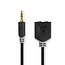 Nedis 3,5mm Stereo Audio Splitter Kabel Schwarz - 0,20 m