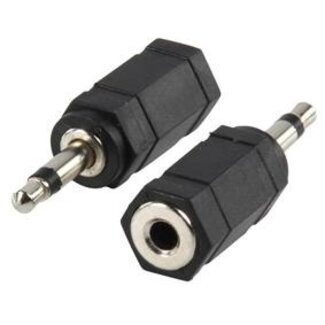 S-Impuls 3,5mm Klinkenstecker (m) Mono - 3,5mm Klinkenbuchse (w) Stereo Audio Adapter