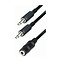 2x 3,5mm Mono Klinke (m) auf 3,5mm Stereo Klinke (w) Audio Splitter Adapter - 0,20 m