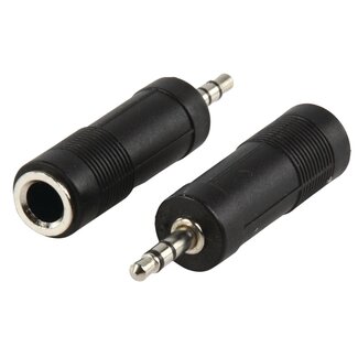 S-Impuls 3,5mm Klinkenstecker (m) auf 6,35mm Klinkenbuchse (w) Stereo Audio Adapter