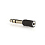 Nedis 6,35mm Klinke (m) - 3,5mm Klinke (w) Stereo Audio Adapter vergoldet