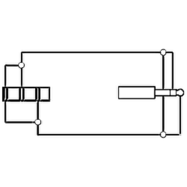 Roline 6,35mm Klinke (m) auf 3,5mm Klinke (w) Stereo Audio Adapter