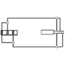 3,5mm Winkelklinke (m) auf 2,5mm Klinke (w) Adapter - 0,15 m