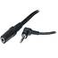 2,5mm Winkelklinke (m) auf 3,5mm Klinke (w) Adapter - 0,20 m