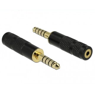 DeLOCK 4,4mm Klinke 5-polig (m) auf 2,5mm Klinke 4-polig (w) Adapter
