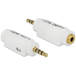 DeLOCK Pin-Wechseladapter (CTIA/AHJ > OMTP) - Weiß