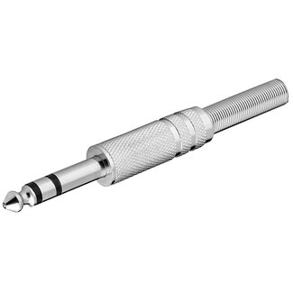 S-Impuls 6,35mm Klinkenstecker (m) - Metall - 3-polig / Stereo