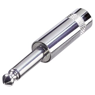 REAN REAN NYS201 6,35mm Klinkenstecker (m) - Metall - 2-polig / Mono