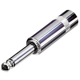 REAN REAN NYS224L 6,35mm Klinkenstecker (m) - Metall - 2-polig / Mono