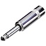 REAN NYS224L 6,35mm Klinkenstecker (m) - Metall - 2-polig / Mono