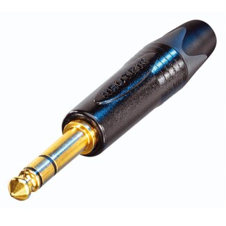 Neutrik Neutrik NP3X-B 6,35mm Klinkenstecker Metall 3-polig Stereo