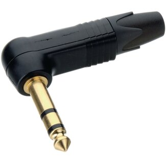 Neutrik Neutrik NP3RX-B 6,35mm Klinkenstecker (m) rechtwinklig - Metall - 3-polig / Stereo