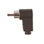 Tulp Audio/Video Stecker - Winkelstecker - Kunststoff/Schwarz