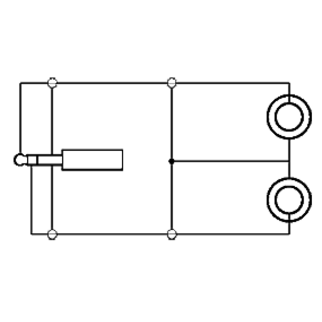 3,5mm Klinke (m) auf Cinch (w) Stereo Adapterkabel - 5 Meter