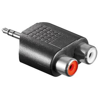 Goobay 3,5mm Klinke (m) auf Cinch (w) Stereo Audio Adapter