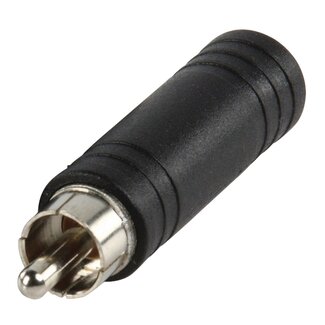 Valueline Mono-Tulpenstecker (m) auf 6,35mm Mono-Klinke (w) Audioadapter