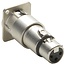 Neutrik NA3MDF XLR (m) - XLR (w) Einbaubuchse Adapter