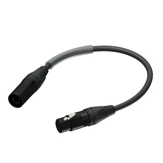 Procab Procab / Neutrik PLP155 5-pol XLR (m) auf 3-pol XLR (w) DMX Adapter - 0,25 m
