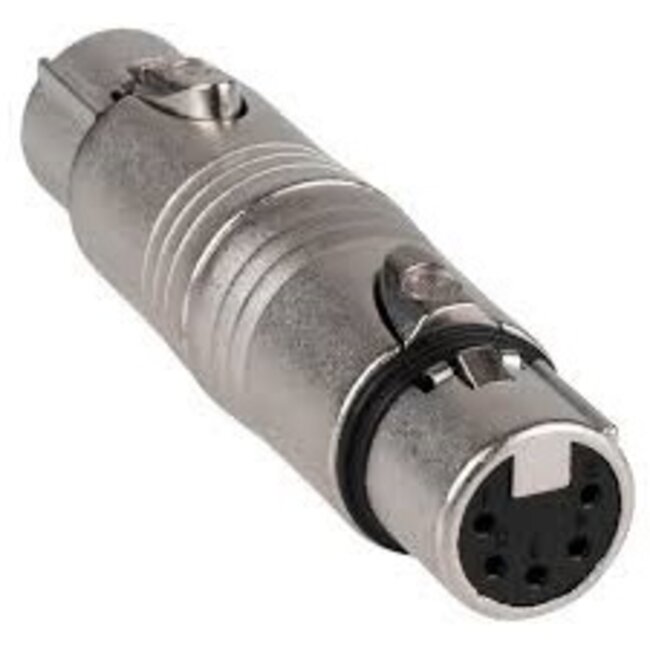 Neutrik NA3F5F 5-pol XLR (m) auf 3-pol XLR (m) DMX Adapter