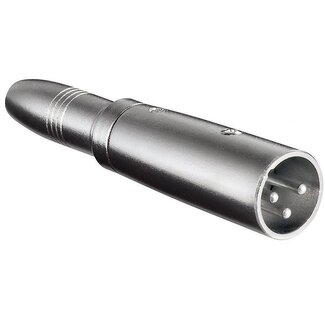 S-Impuls XLR Stecker (m) auf 6,35mm Stereo Klinke Buchse Adapter