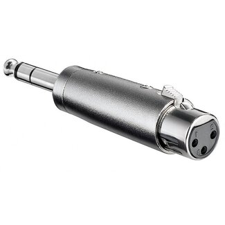 S-Impuls XLR (w) auf 6,35mm Stereo-Klinke (m) Adapter